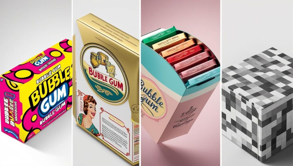 Custom Bubble (Chewing) Gum Packaging Boxes