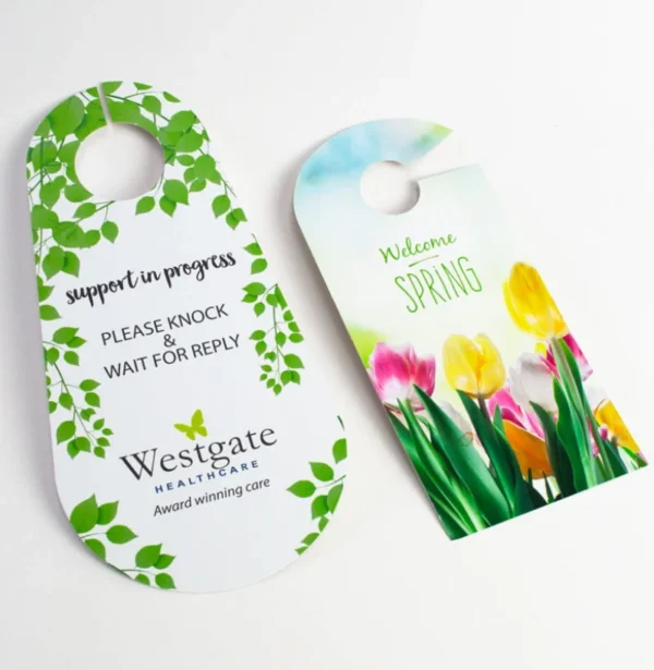 Custom Printed Doorknob Hang Tags - Image 5