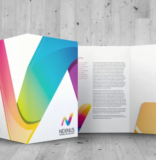 Custom Printed File Covers and Folders - Seven Packaging - Custom ...