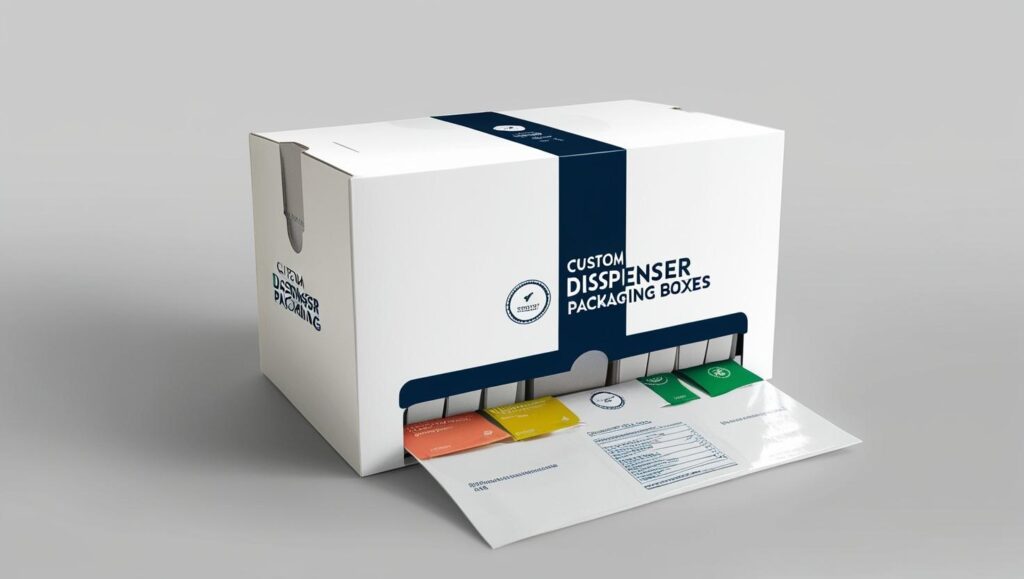 Custom dispenser packaging boxes are specifically designed containers that not only hold and protect a product but also incorporate a mechanism for easy and controlled dispensing of its contents.