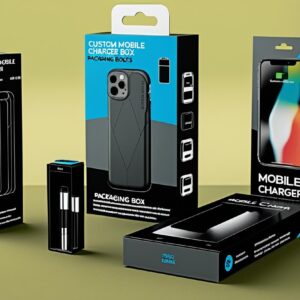 Seven Packaging's Custom Mobile Charger Packaging Boxes are specially designed and manufactured eco-friendly and cost-effective boxes used to package mobile phone chargers (wall adapters, car chargers, wireless chargers, power banks, and charging cables).