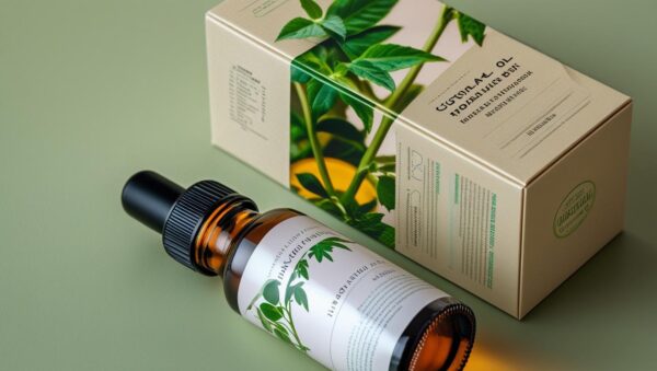 Seven Packaging's Custom Packaging Boxes for Herbal Oils are specifically designed eco-friendly boxes crafted to hold, protect, and present bottles of herbal oils (such as essential oils, carrier oils, aromatherapy blends, CBD oils or infused oils).
