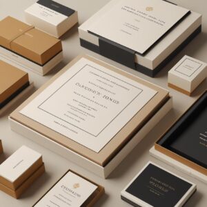 Seven Packaging's Custom Packaging Boxes for Invitations are eco-friendly specialized boxes designed to hold, protect, and elegantly present invitations, particularly for significant events like weddings, galas, corporate functions, or high-end parties.