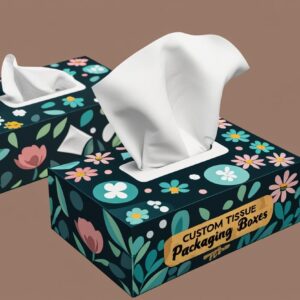 Seven Packaging's Custom Tissue Packaging Boxes are designed specifically for packaging tissue papers, often in decorative and branded ways. Unlike generic tissue boxes, our boxes are customized in every aspect of the box – its size, shape, material, printing, and additional features – is tailored to a specific brand, purpose, or aesthetic.