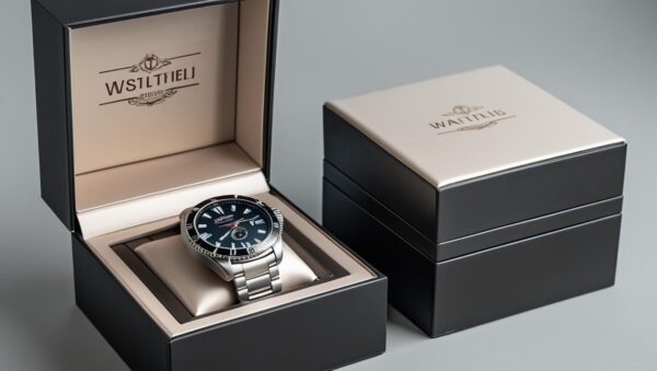 Seven Packaging's Custom Wrist Watch Display Packaging Boxes are far more than just boxes. They are a critical extension of your wrist watch brand's identity and an integral part of the luxury experience for the customer. These boxes are meticulously designed and crafted to not only protect your valuable timepieces but also to elevate their presentation, enhance the unboxing experience, and reinforce the perception of exclusivity and prestige.