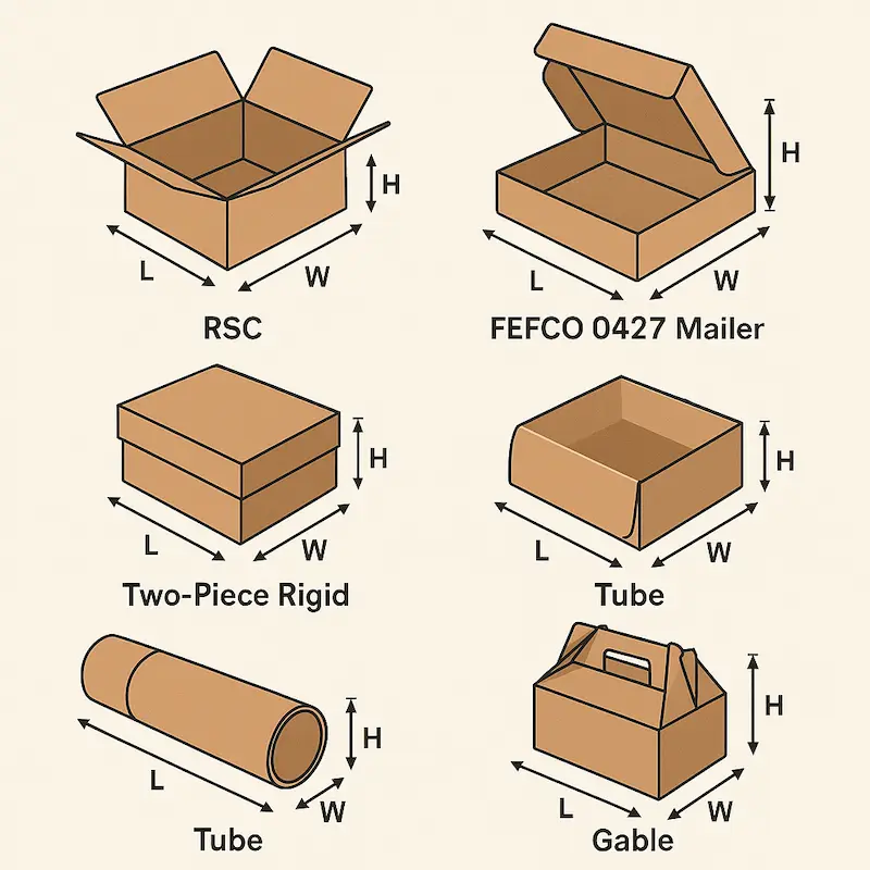 Custom Mailer Boxes Wholesale | Bulk Printed Mailers USA