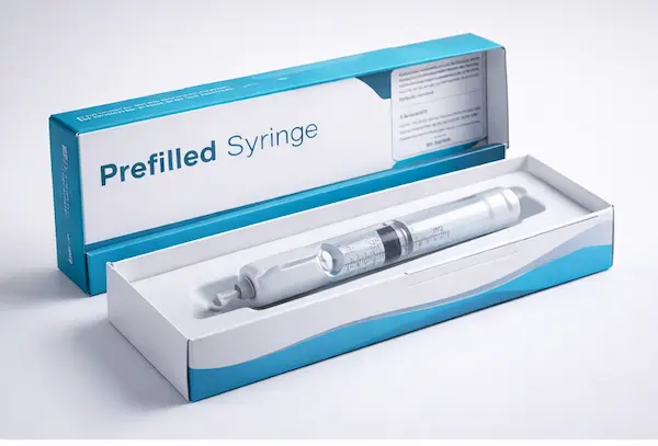Multi-vial packaging with partition dividers — organized sterile transport